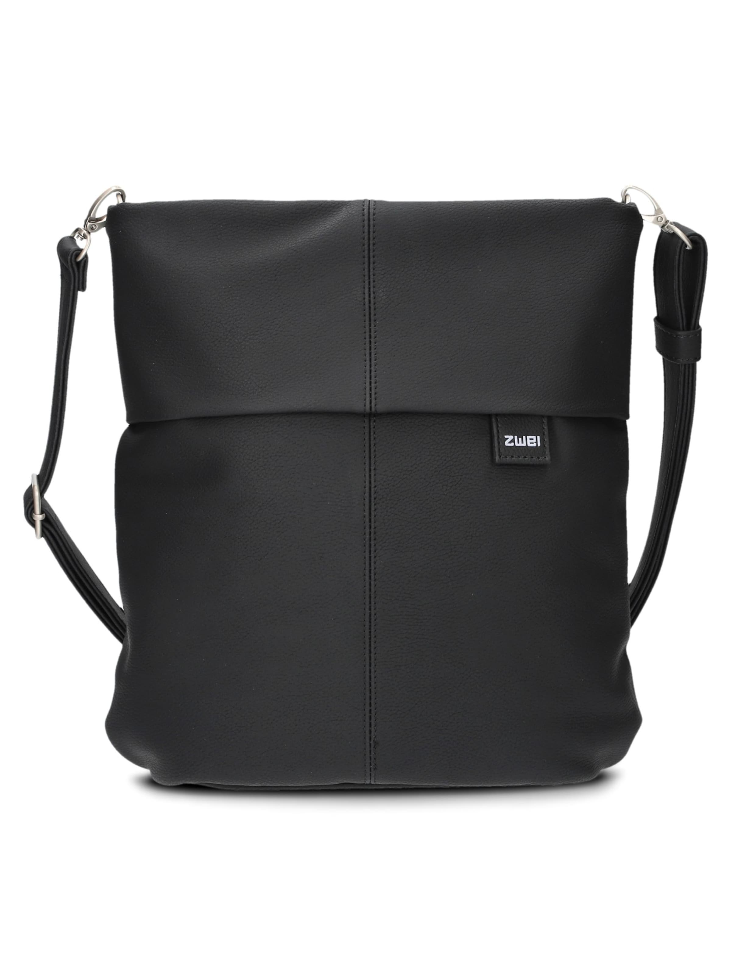 ZWEI Handbag 'MADEMOISELLE.M M12' in Black: front