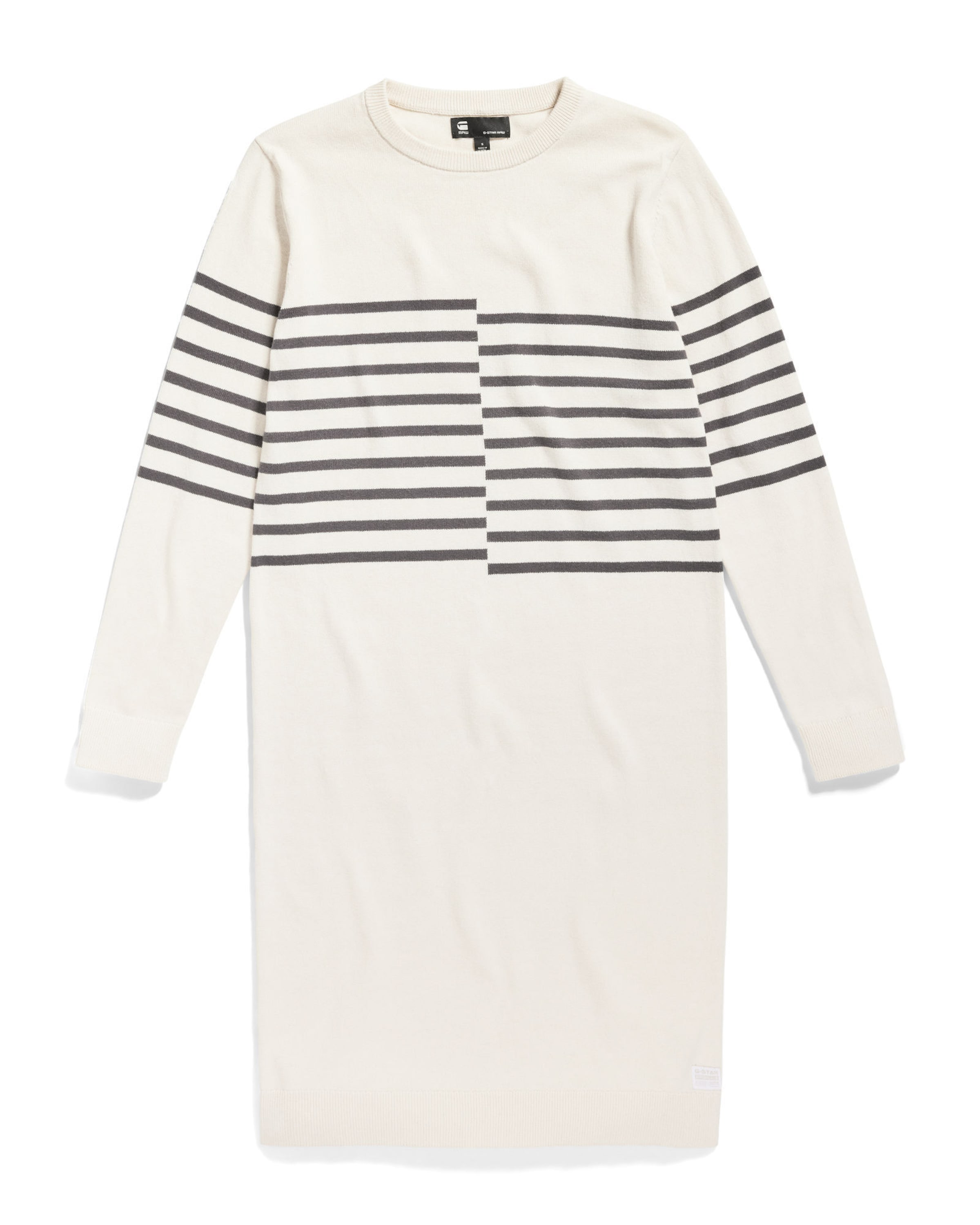 G-STAR Gebreide jurk in Beige: voorkant