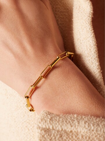 Bracelet Lucardi en or : devant