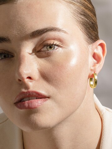 Luxenter Øreringe 'Firax' i guld