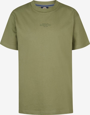 T-Shirt 'Clam' Petrol Industries en vert : devant