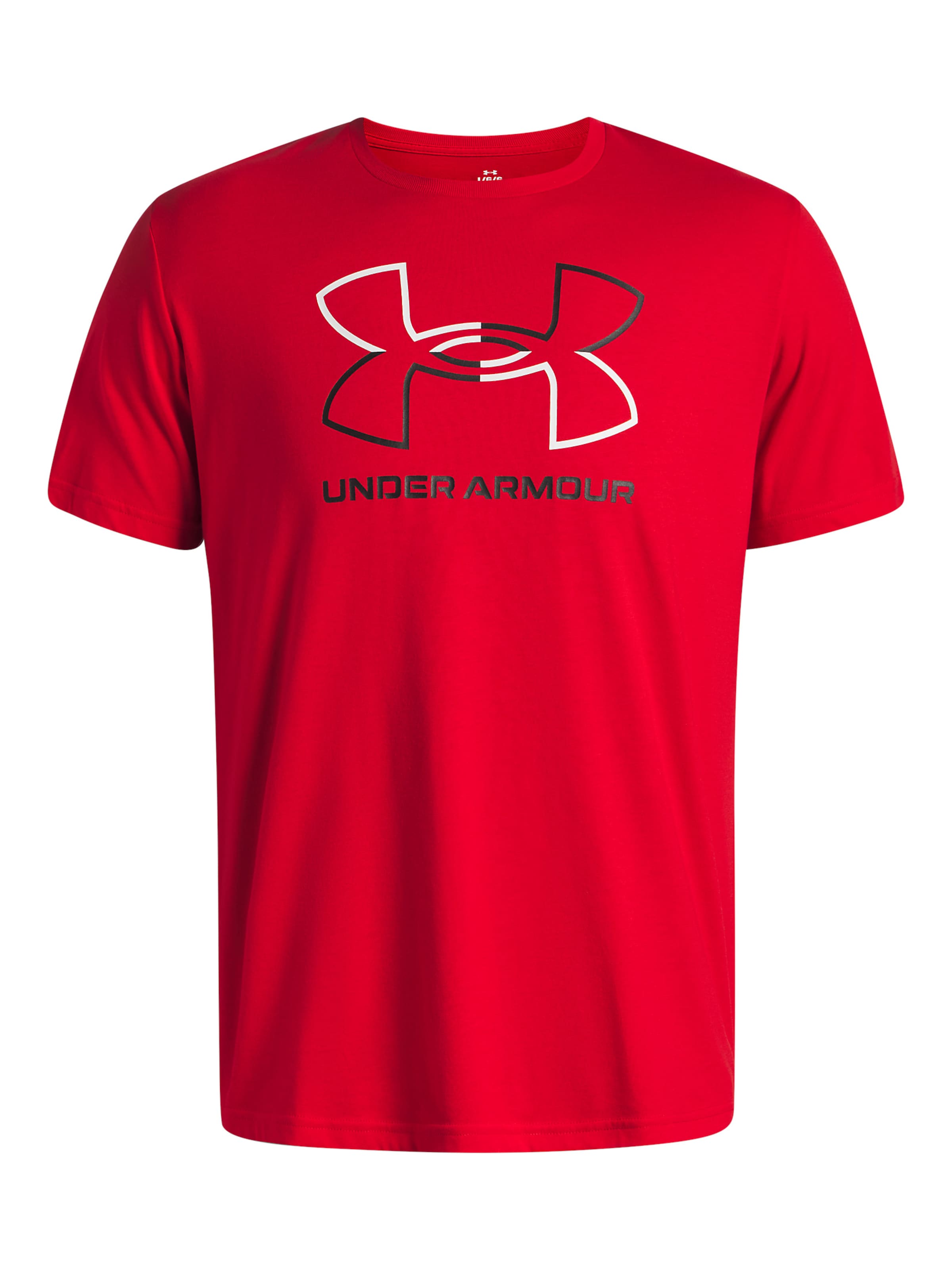 UNDER ARMOUR Functioneel shirt 'Foundation' in Rood: voorkant