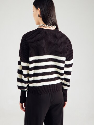VERO MODA Gebreid vest 'VMLEA' in Zwart