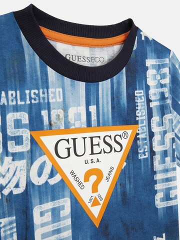 GUESS T-Shirt in Blau