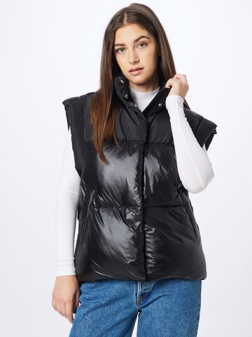 2NDDAY Bodywarmer 'Watley ' in Zwart: voorkant