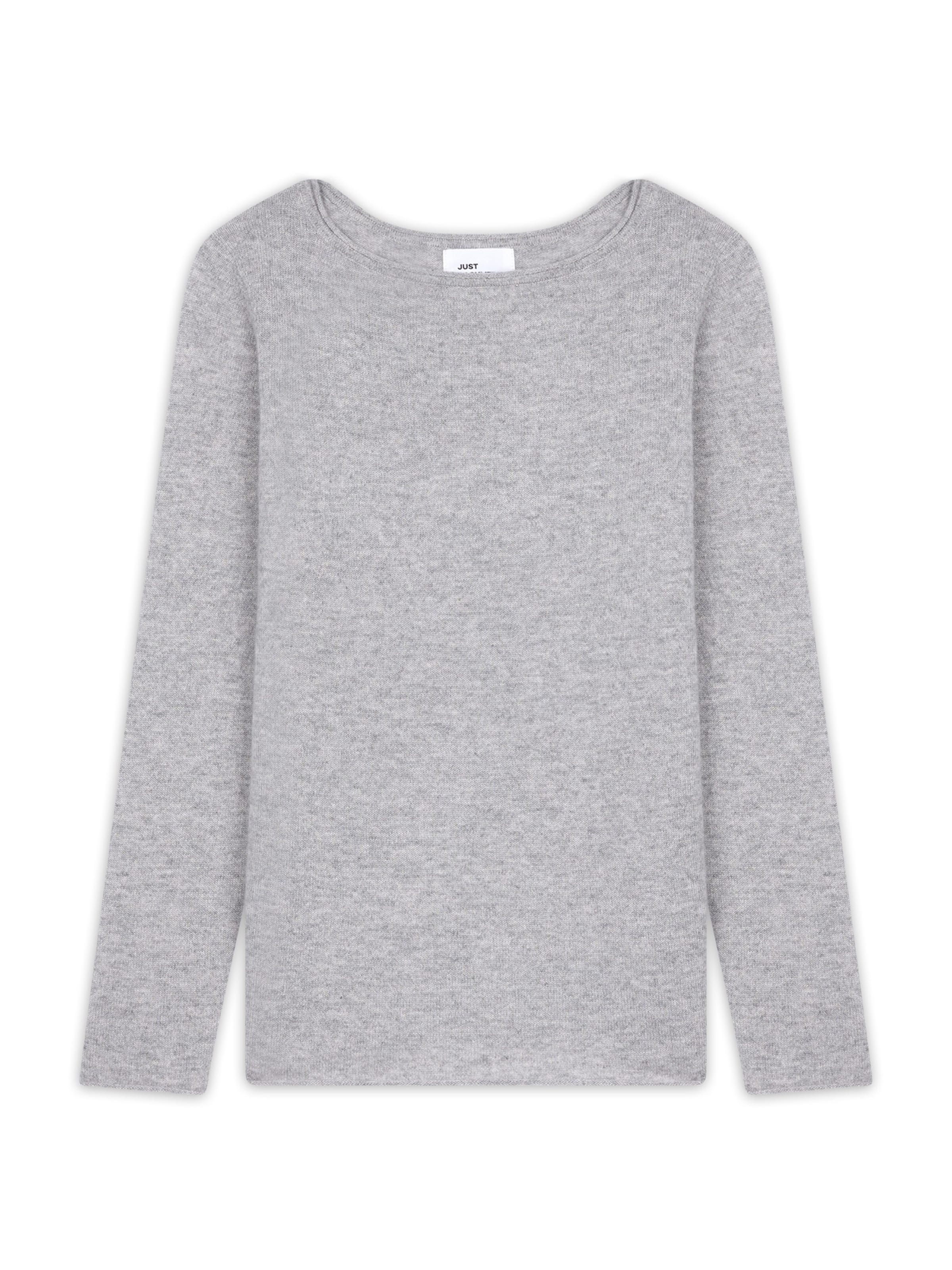 Pulover &#x27;Grace&#x27; de la JUST CASHMERE pe gri: față