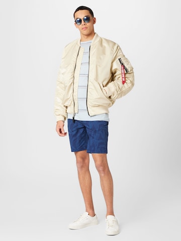 Veste mi-saison ALPHA INDUSTRIES en blanc