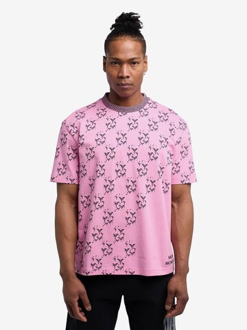 T-Shirt 'De Paoli' Carlo Colucci en rose : devant