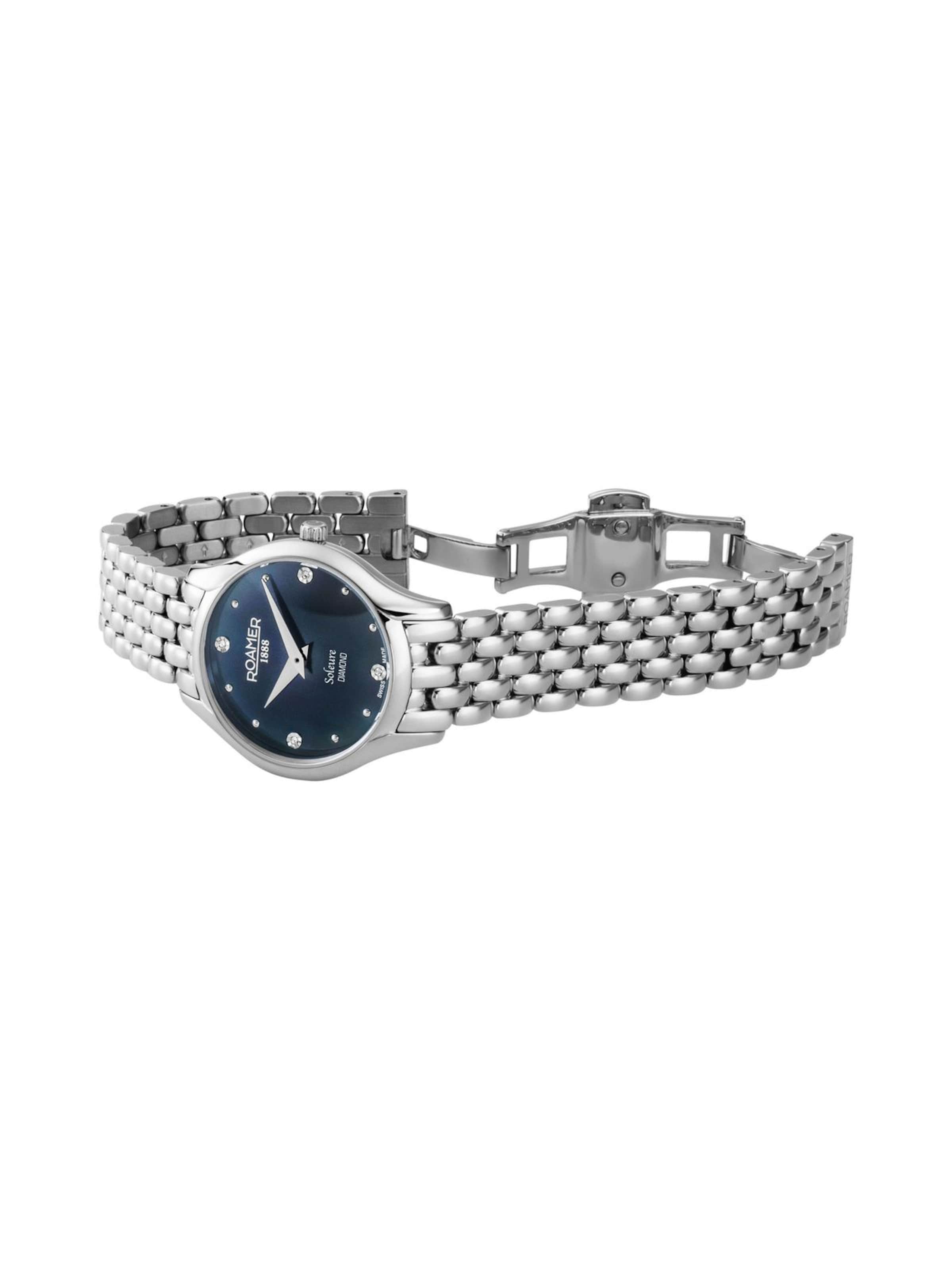 Montre à affichage analogique Roamer en noir