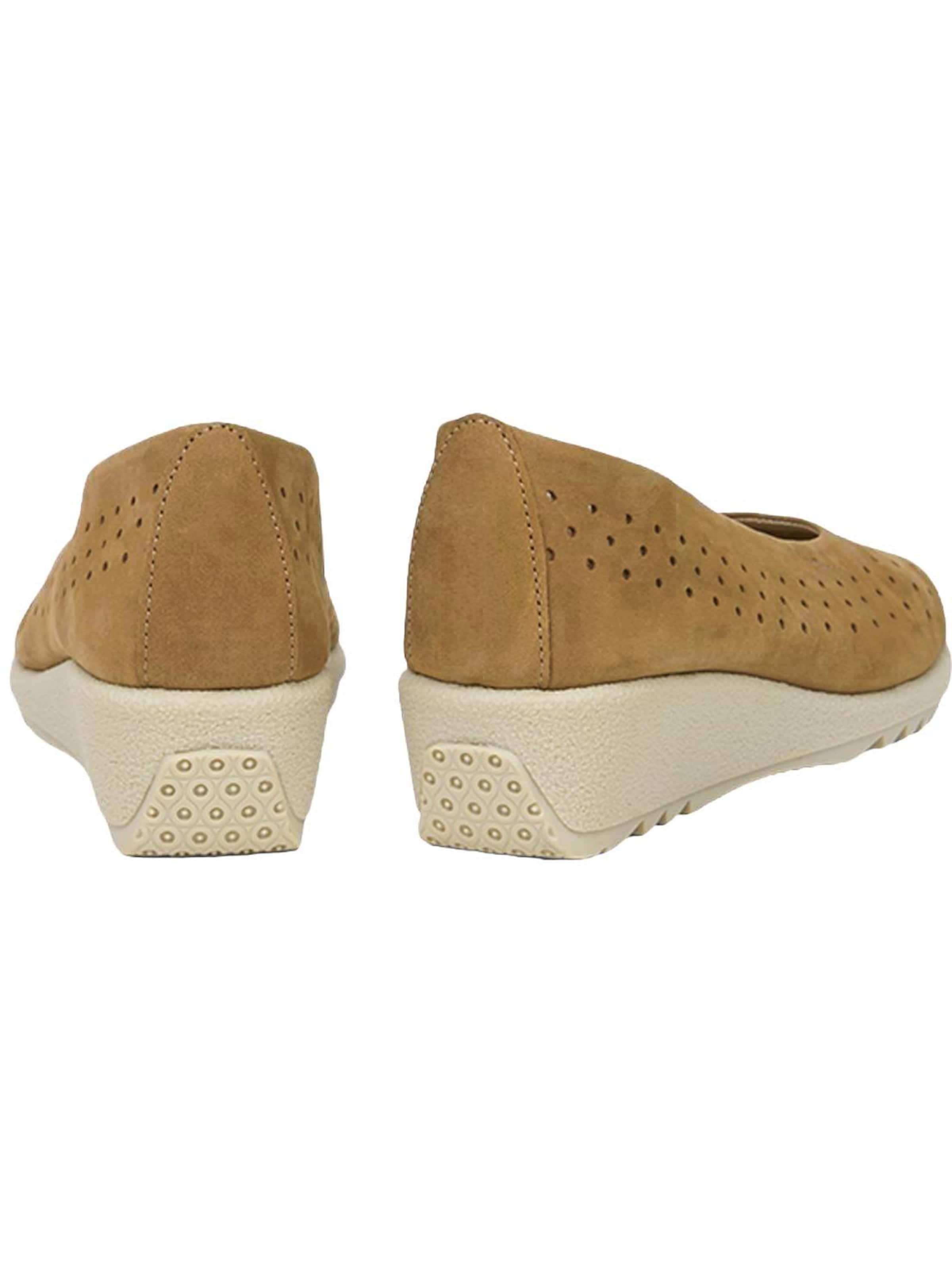 Desa - Zapatillas 'Keilabsatz-Slipper' en marrón