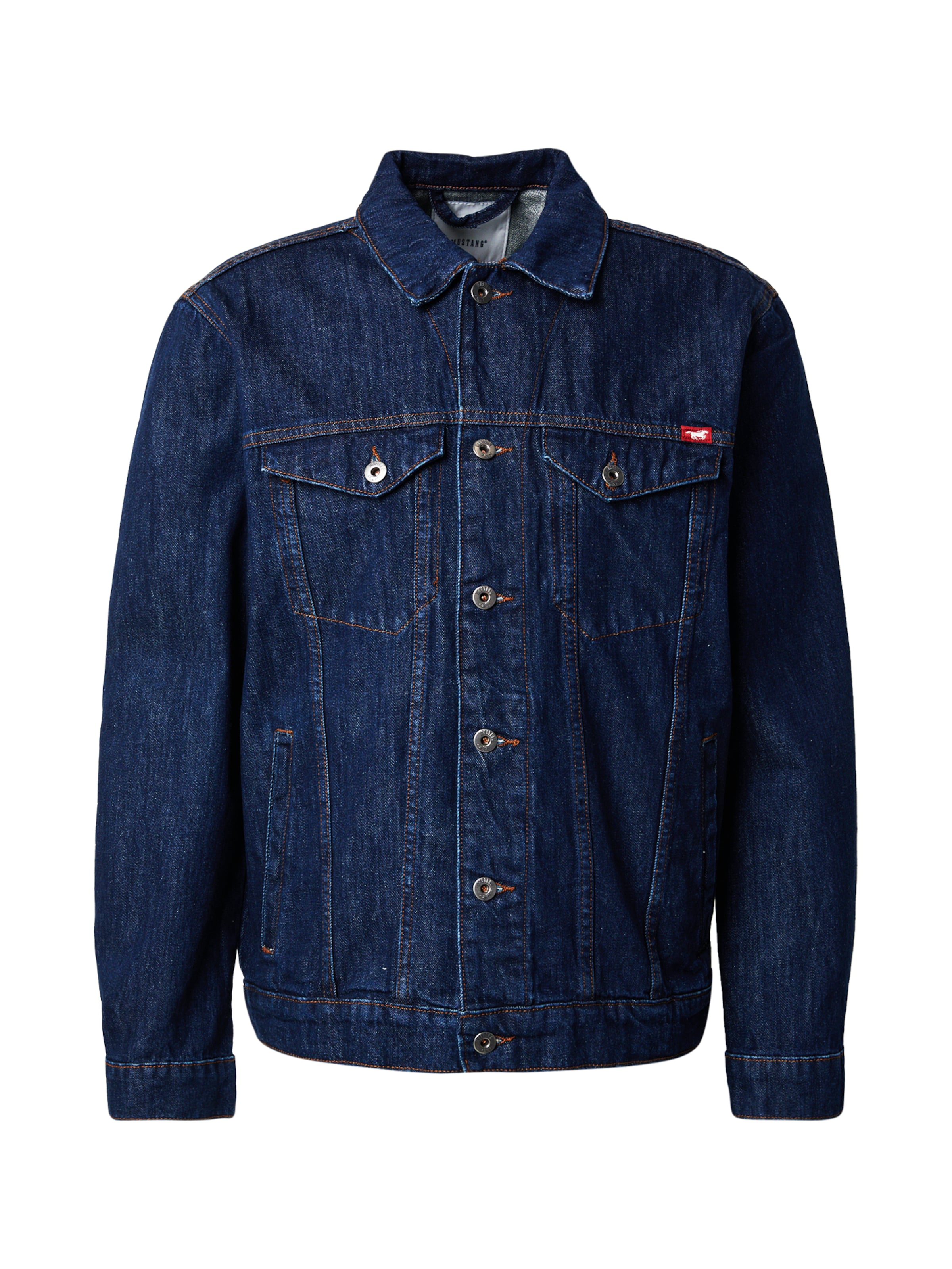 MUSTANG Φθινοπωρινό και ανοιξιάτικο μπουφάν 'Dallas' σε μπλε: μπροστά