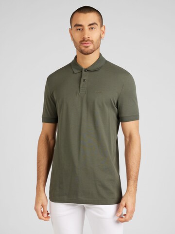 BOSS Shirt 'Pio1' in Groen: voorkant