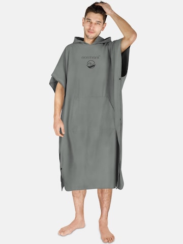 normani Short Bathrobe 'Nosara' in Grey