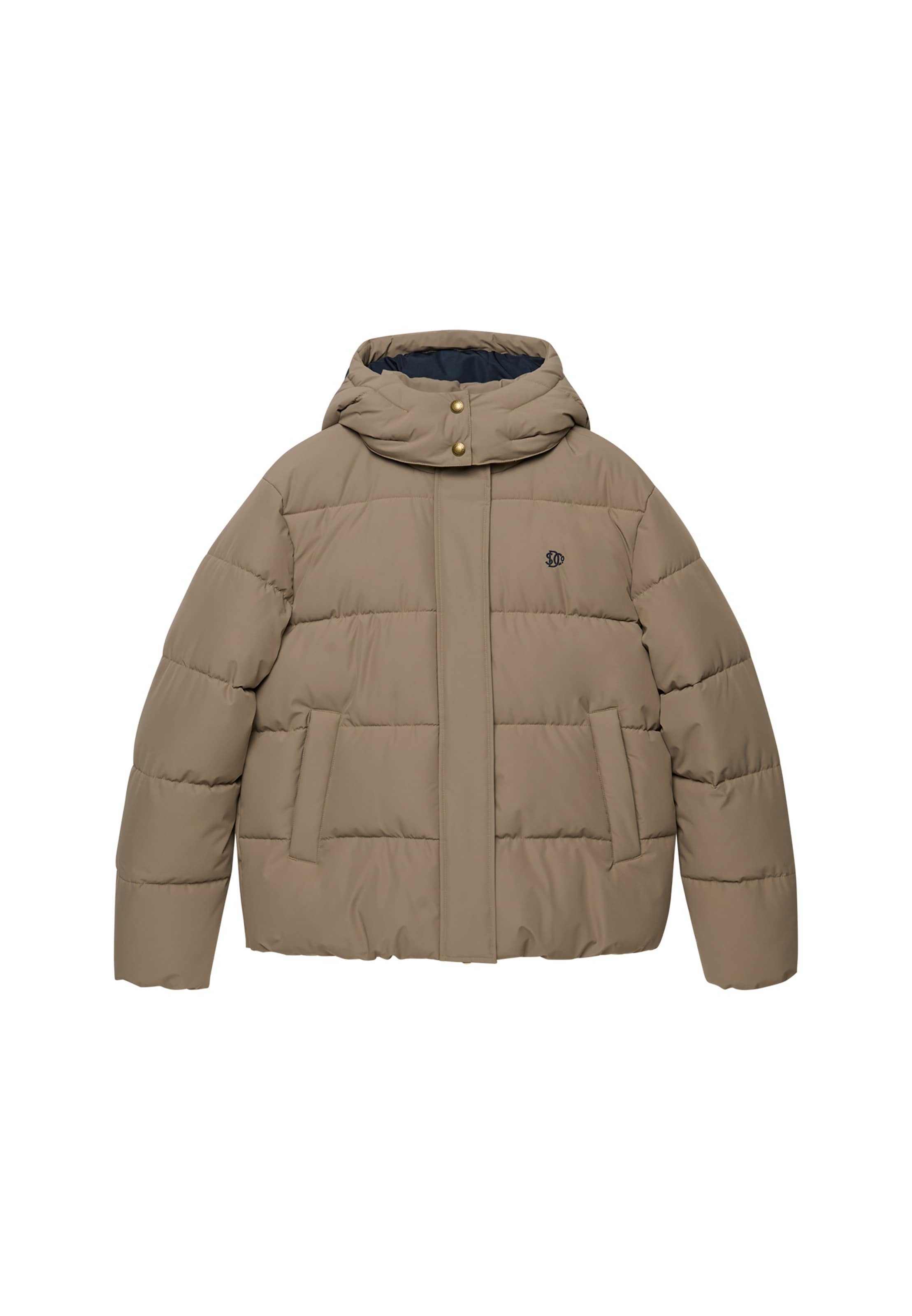 Superdry & Co Tussenjas in Bruin: voorkant