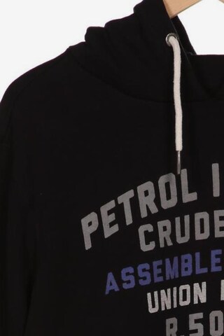 Petrol Industries Sweatshirt & Zip-Up Hoodie in XL in Black