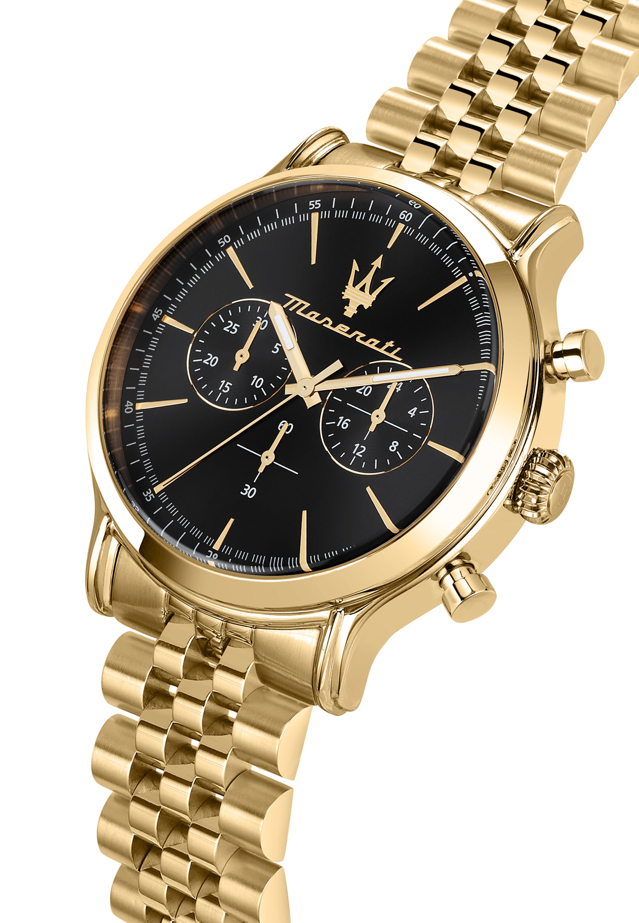 Ceas analogic 'Epoca' de la Maserati pe auriu