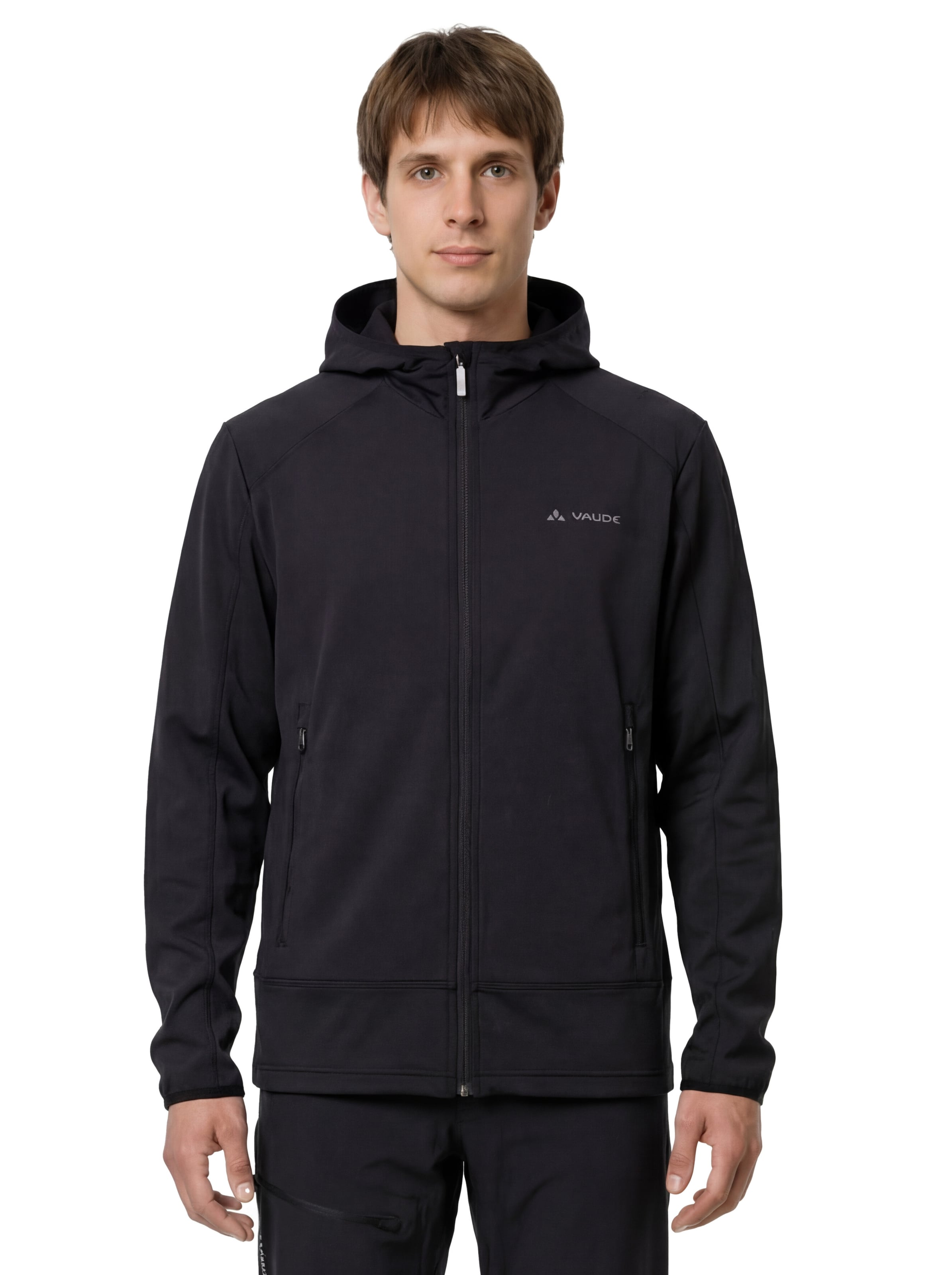 VAUDE Outdoor jacket 'Strona' in Black: front