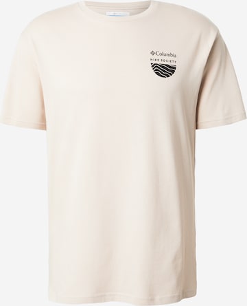 COLUMBIA Funktionsskjorte 'Columbia Hike Society' i grå: forside