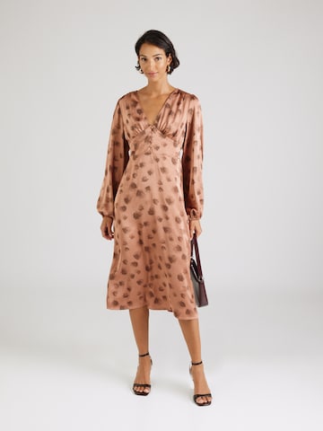Robe 'Lilith' Noella en marron : devant
