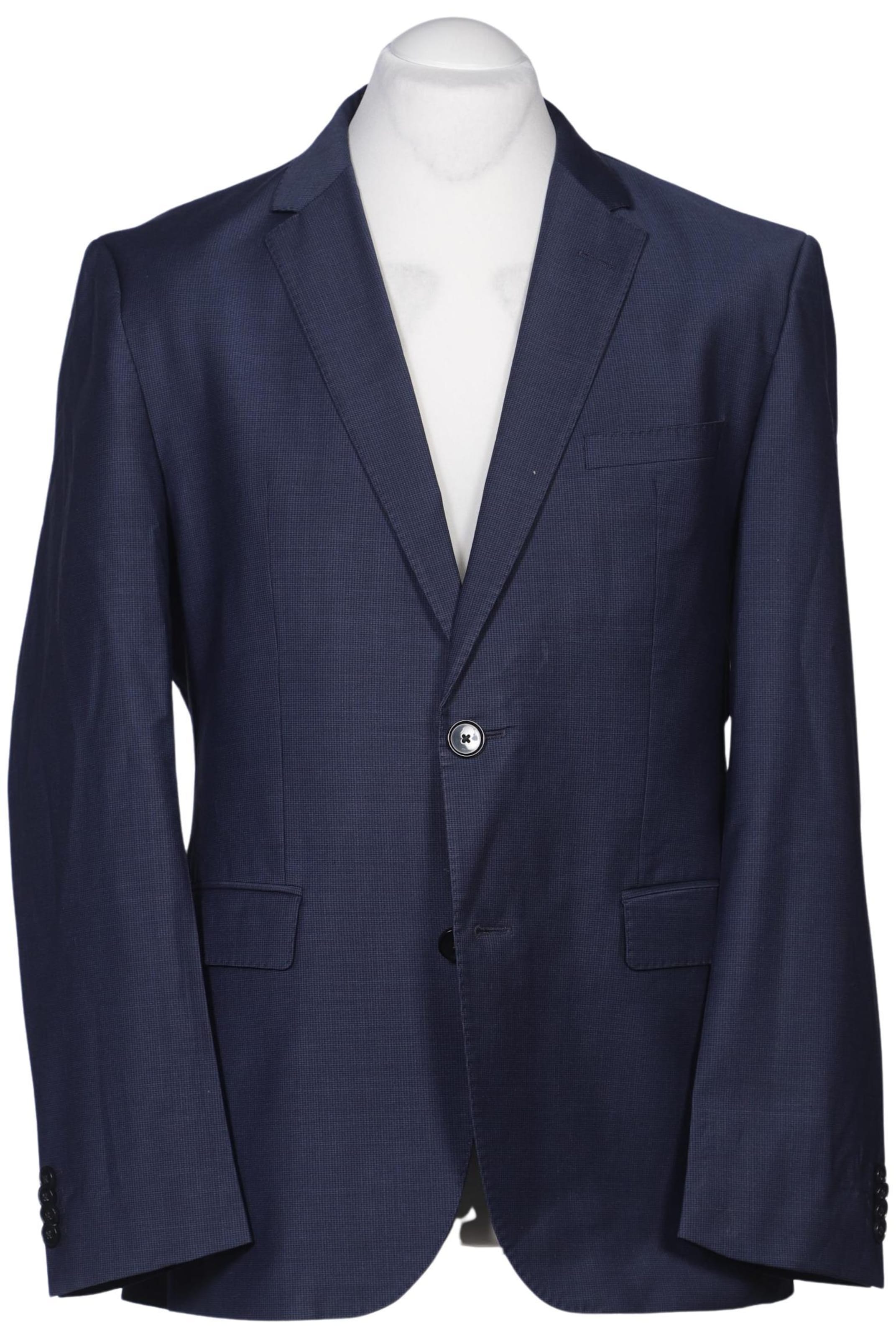 HUGO Suit Jacket in M-L in Blue: front