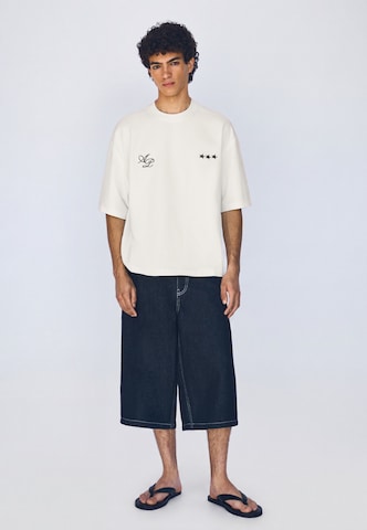 Bershka Paita värissä valkoinen