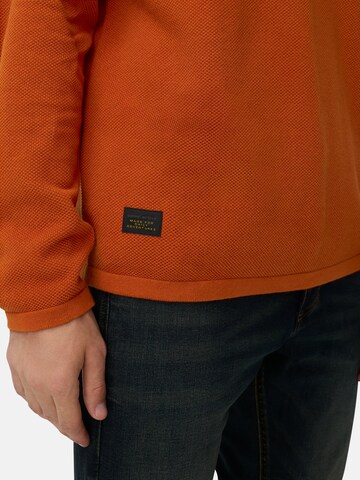 CAMEL ACTIVE Pullover aus reiner Baumwolle in Orange