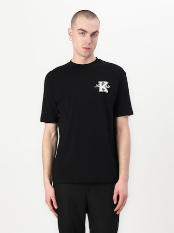 Karl Lagerfeld T-shirt i svart: framsida