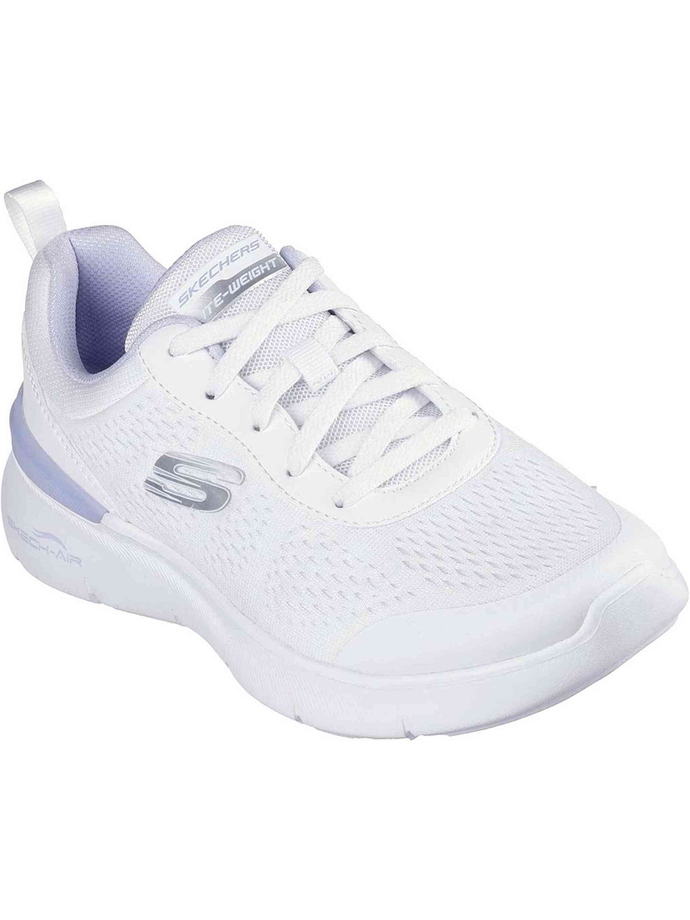 Chaussure de course '070-611178' SKECHERS en blanc