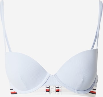 Tommy Hilfiger Underwear Push-up Bikinitoppi värissä sininen: etupuoli