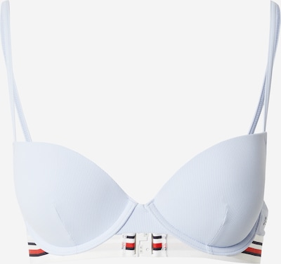Tommy Hilfiger Underwear Bikini gornji dio u mornarsko plava / pastelno plava / crvena / bijela, Pregled proizvoda