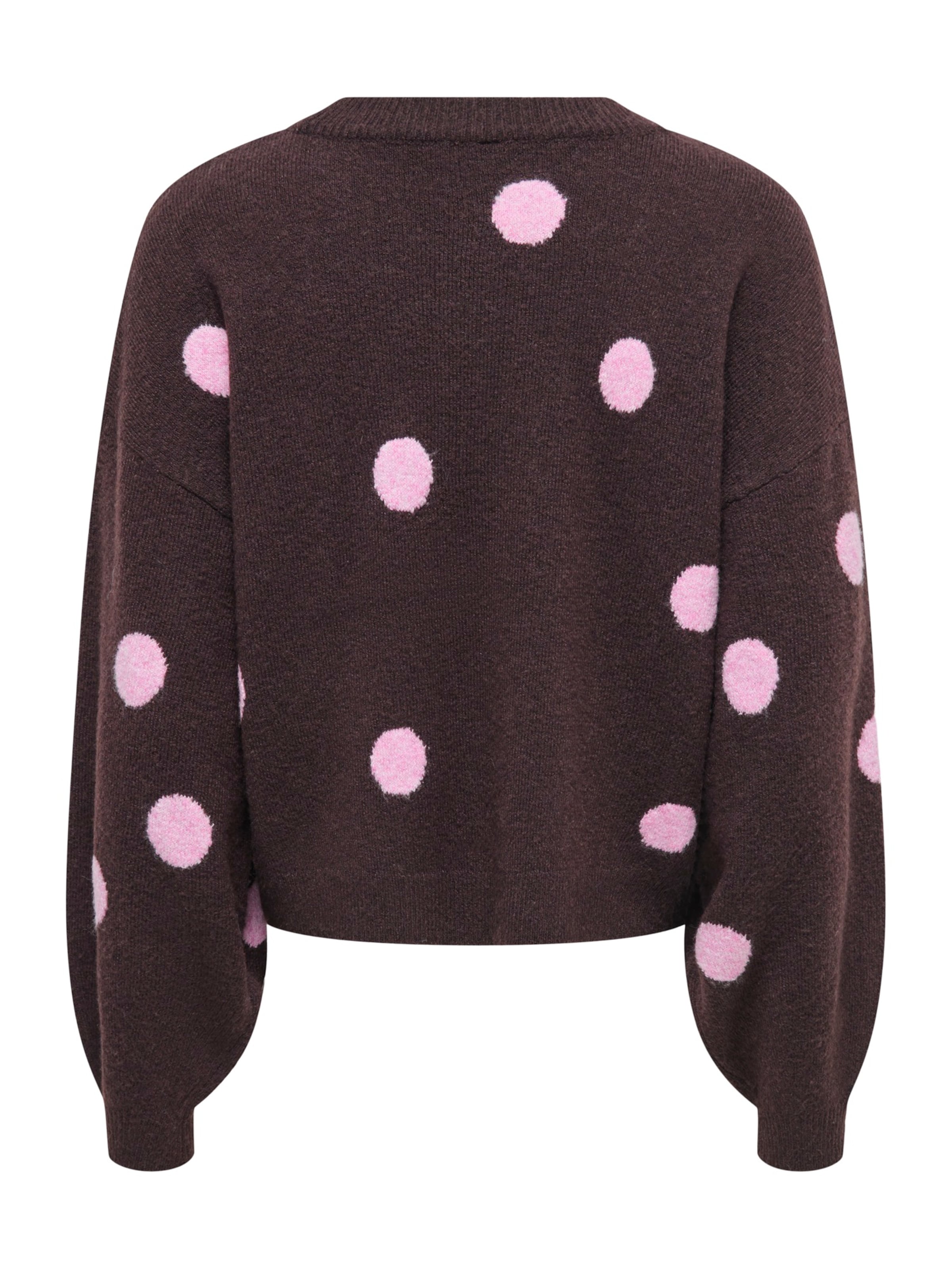 ONLY Pullover 'ONLRICA' in Braun