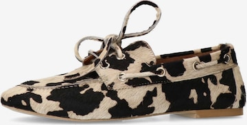 Mocassin SACHA en noir : devant