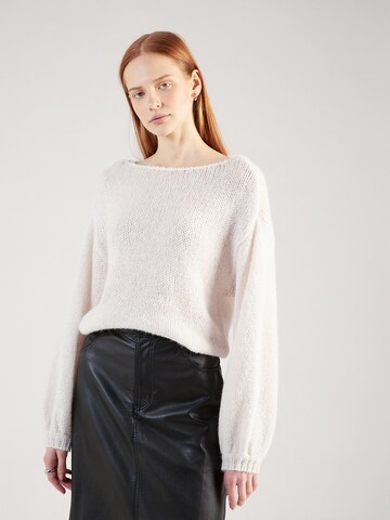 VILA Sweater 'Choca' in White: front