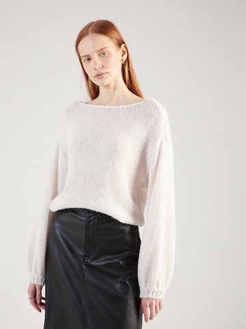 VILA Sweater 'Choca' in White: front