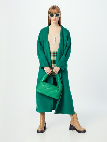 LA STRADA UNICA Between-seasons coat 'Caluso' in Green