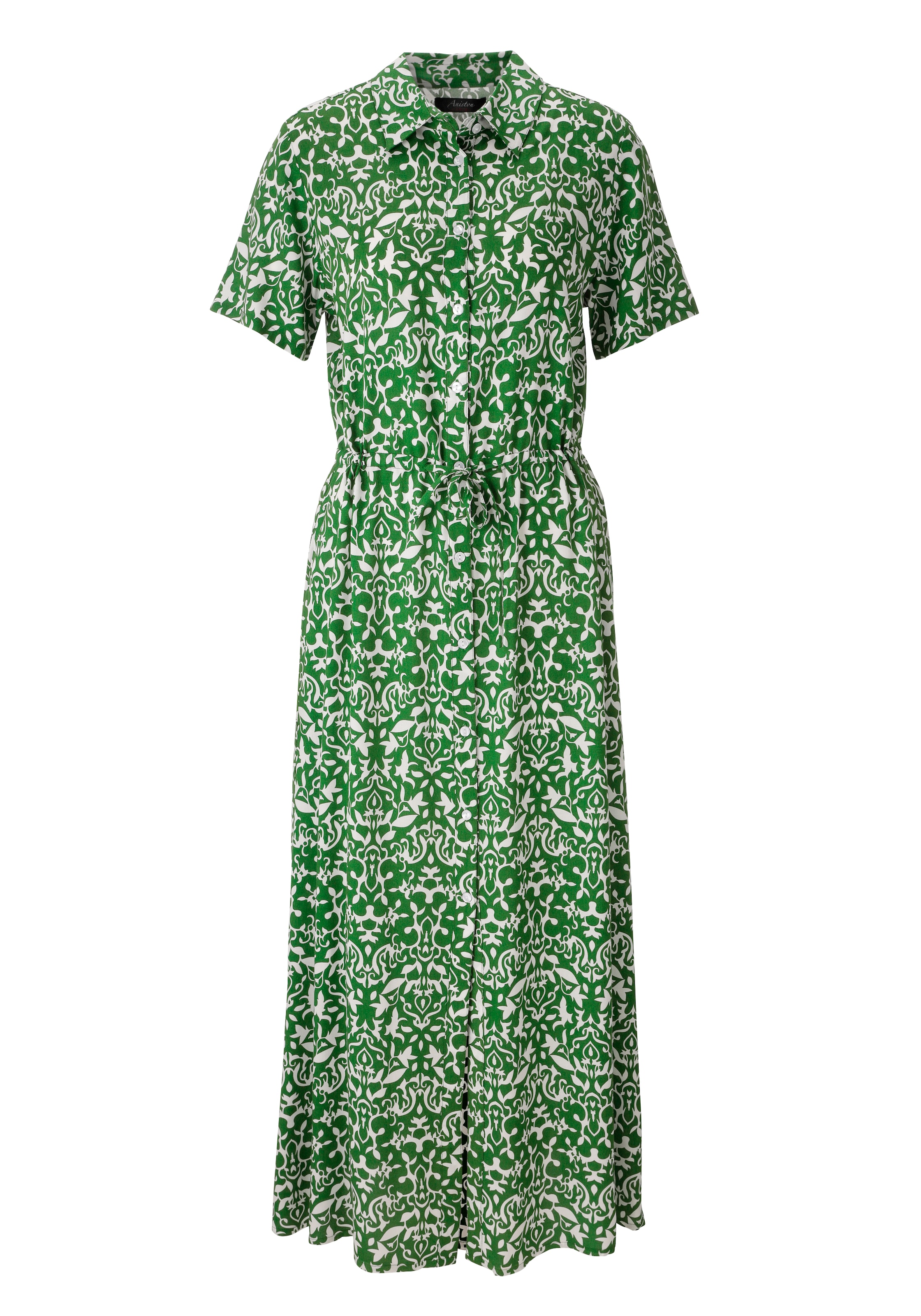 Aniston CASUAL Shirt Dress in Green: front