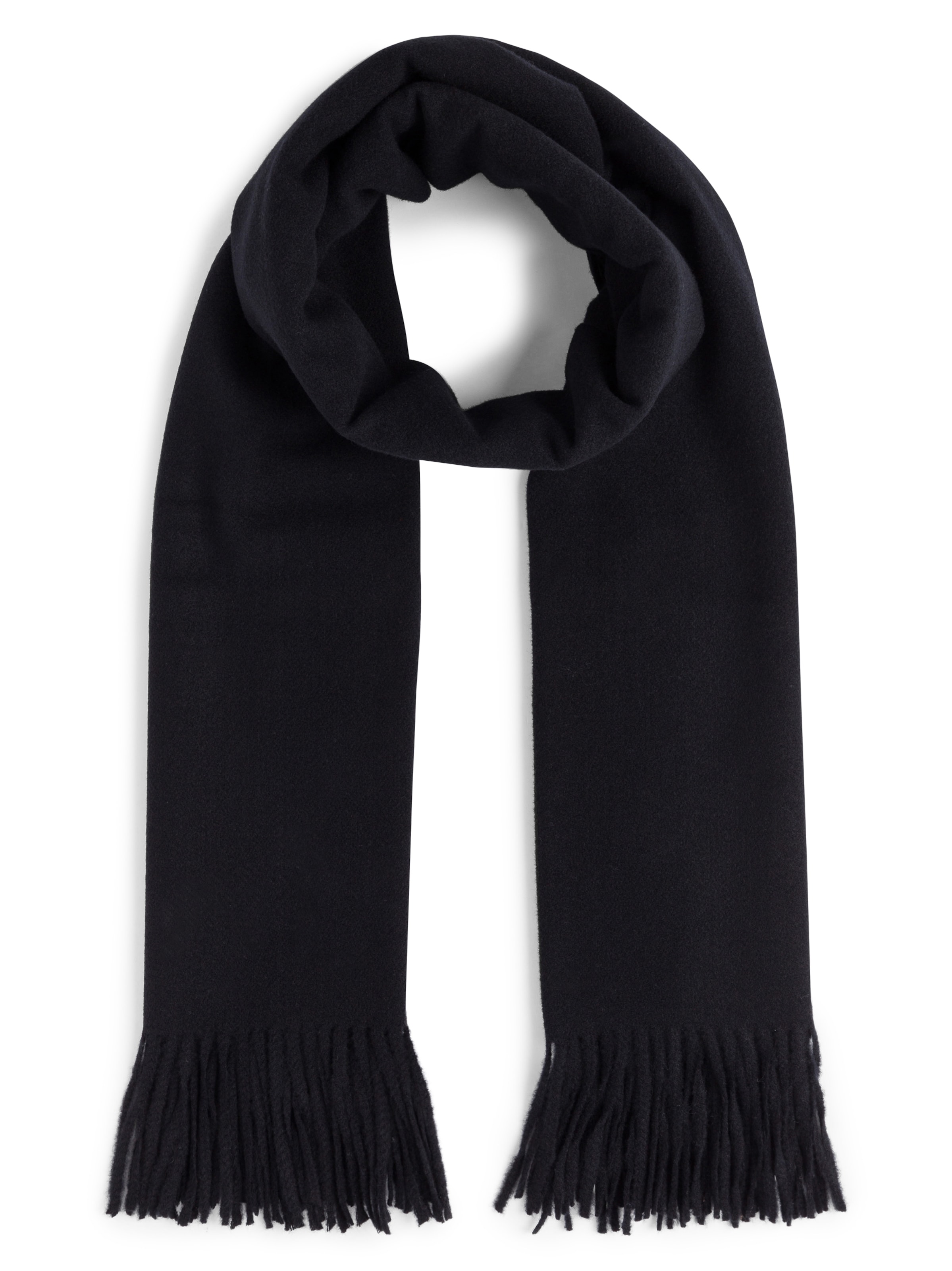 Marie Lund Schal in Schwarz: Vorderseite