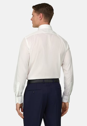 Coupe slim Chemise business Boggi Milano en blanc