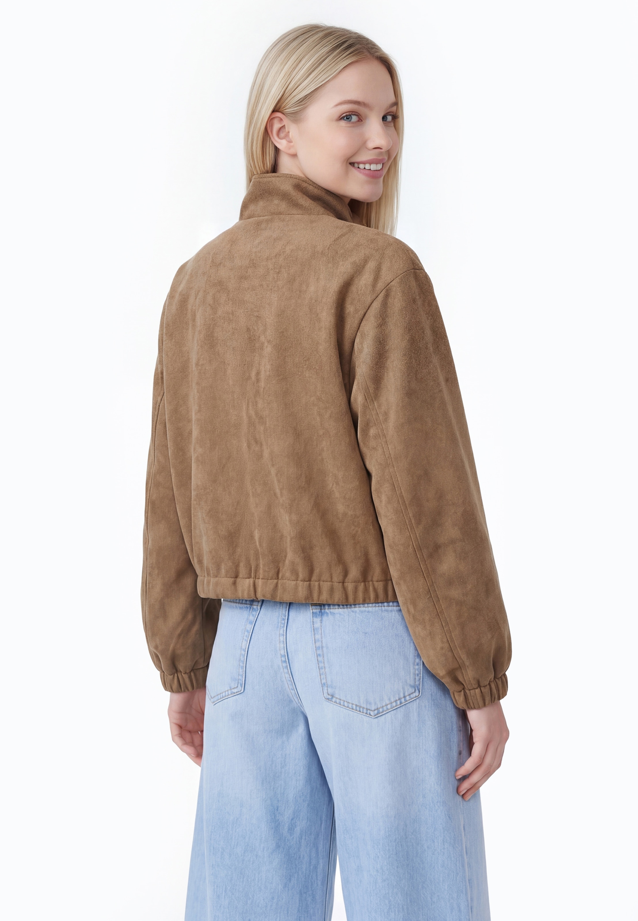 Veste mi-saison MYMO en marron