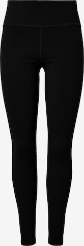 PIECES Leggings 'PCBUFFY' in Zwart: voorkant