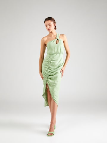 Misspap - Vestido em verde: frente