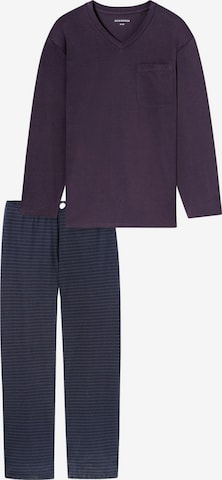 SCHIESSER Pyjama lang 'Comfort Essentials' in Gemengde kleuren: voorkant