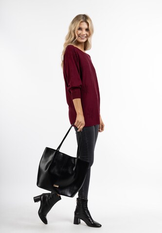 Usha Shopper táska - fekete: elől