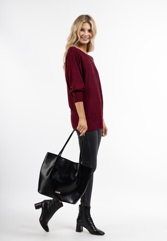 Usha - Shopper em preto: frente