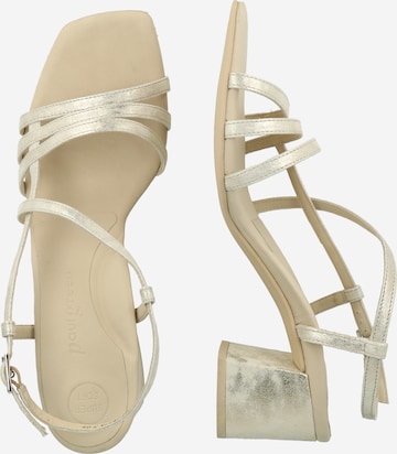 Paul Green Strap Sandals in Silver