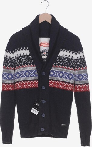 Superdry Sweater & Cardigan in M in Blue: front