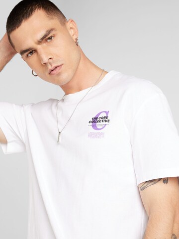 Maglietta 'JCOHOLGER' di JACK & JONES in bianco
