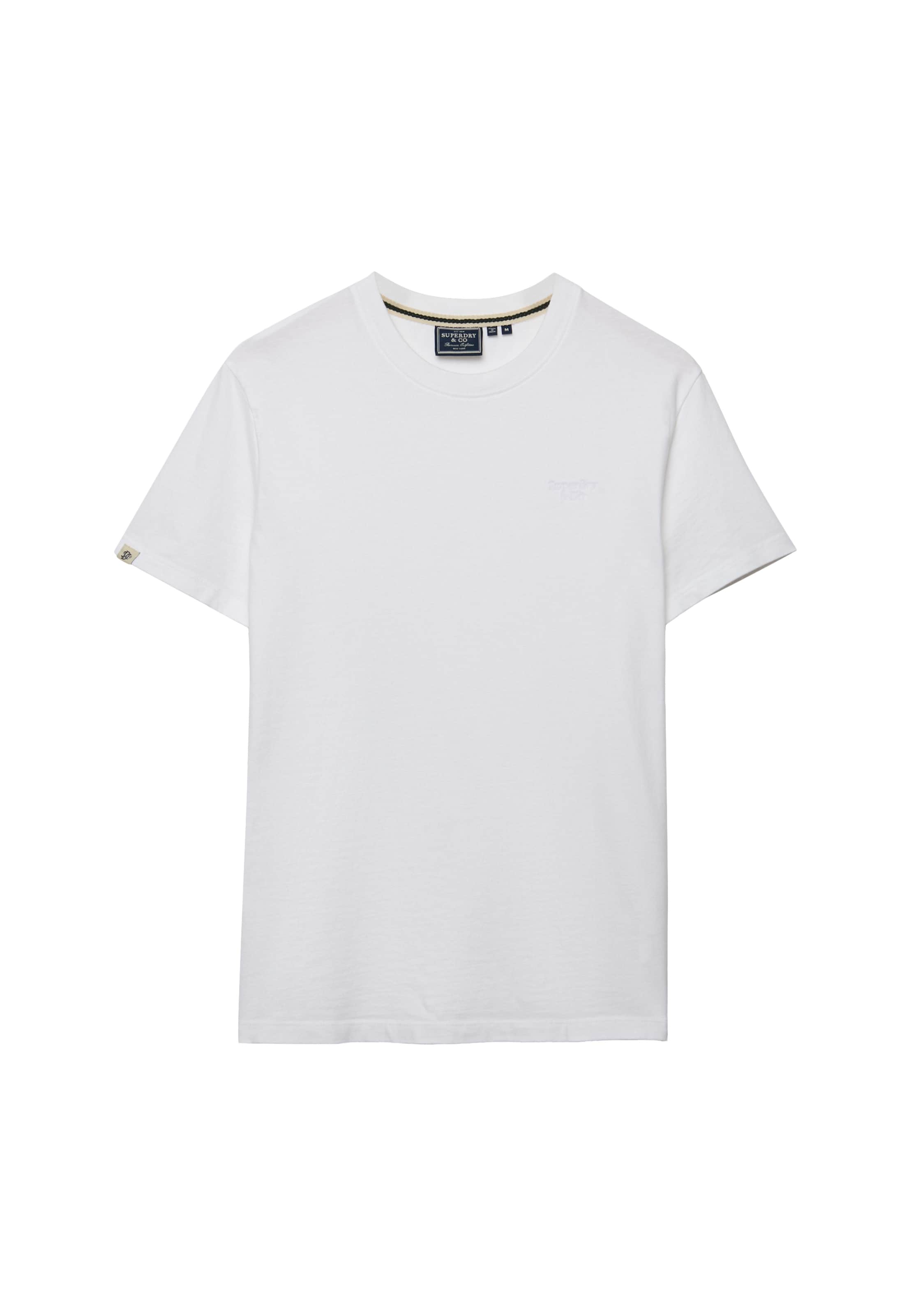 Superdry & Co Shirt 'Essential Serif' in White: front