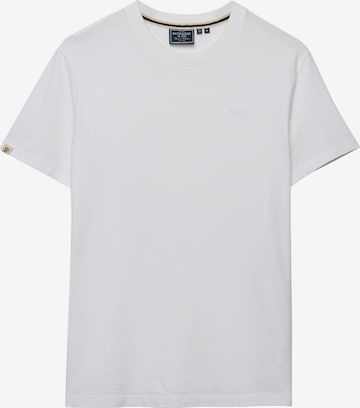 Superdry & Co Shirt 'Essential Serif' in White: front