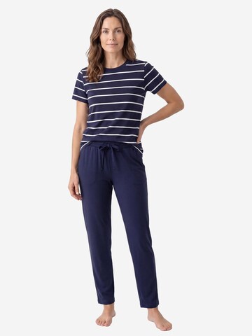 SCHIESSER Pajama 'Mix & Relax' in Blue